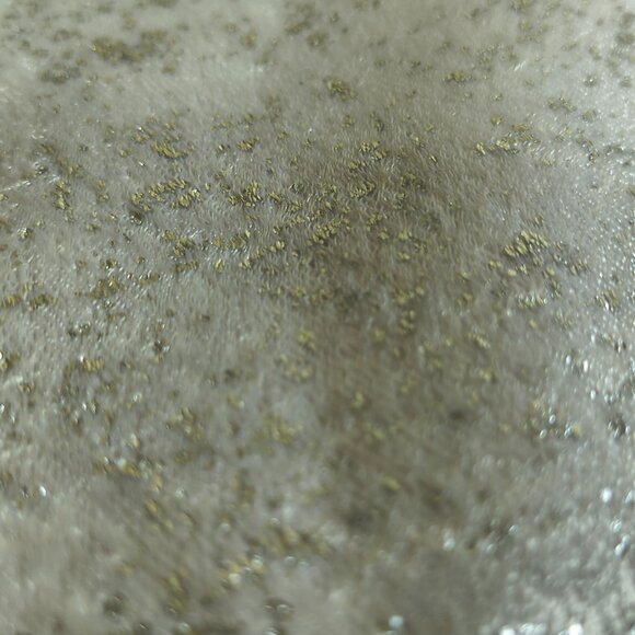 White + Silver Glitter Curtains (2-Panel Set) | 63" Each | Total 126" | $8 - Picture 6 of 6